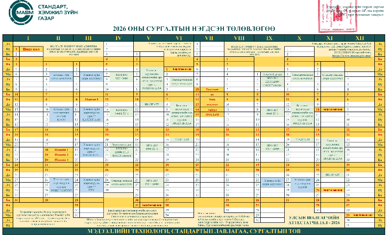 Стандарт, хэмжил зүйн баталгаажуулалтын тохирлын үнэлгээний чиглэлээр мэргэжилтнүүдийн мэдлэг, ур чадварыг дээшлүүлэх зорилго бүхий сургалтуудыг тогтмол зохион байгуулдаг. 